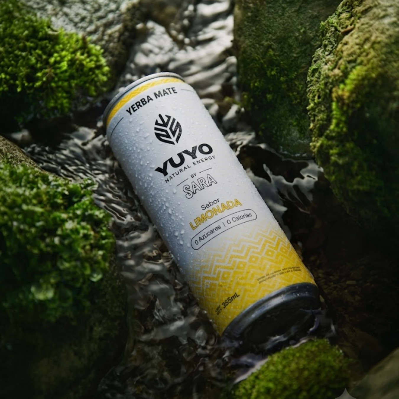 Yuyo. Energía Natural. Bebida a base de yerba mate. Sabor limonada. Energizante Saludable y Natural. Concentración, enfoque y productividad todo en una lata.