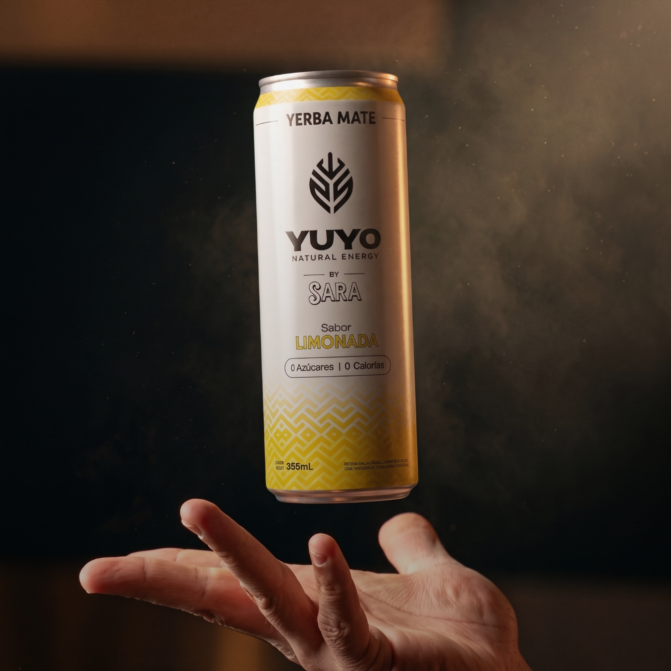 Yuyo. Energía Natural. Bebida a base de yerba mate. Sabor limonada. Energizante Saludable y Natural. Concentración, enfoque y productividad todo en una lata. Deporte.