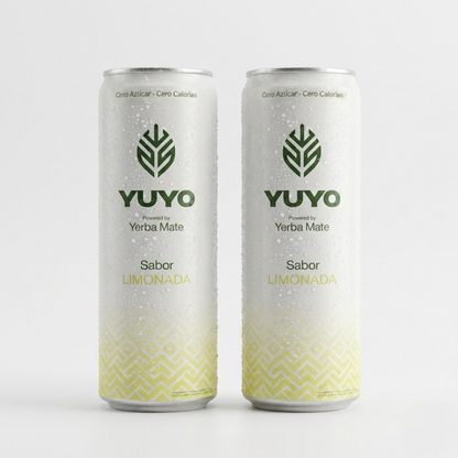 Yuyo fresco energizante natural saludable a base de yerba mate. Para energia natural, refrescante sabor a limonada.
