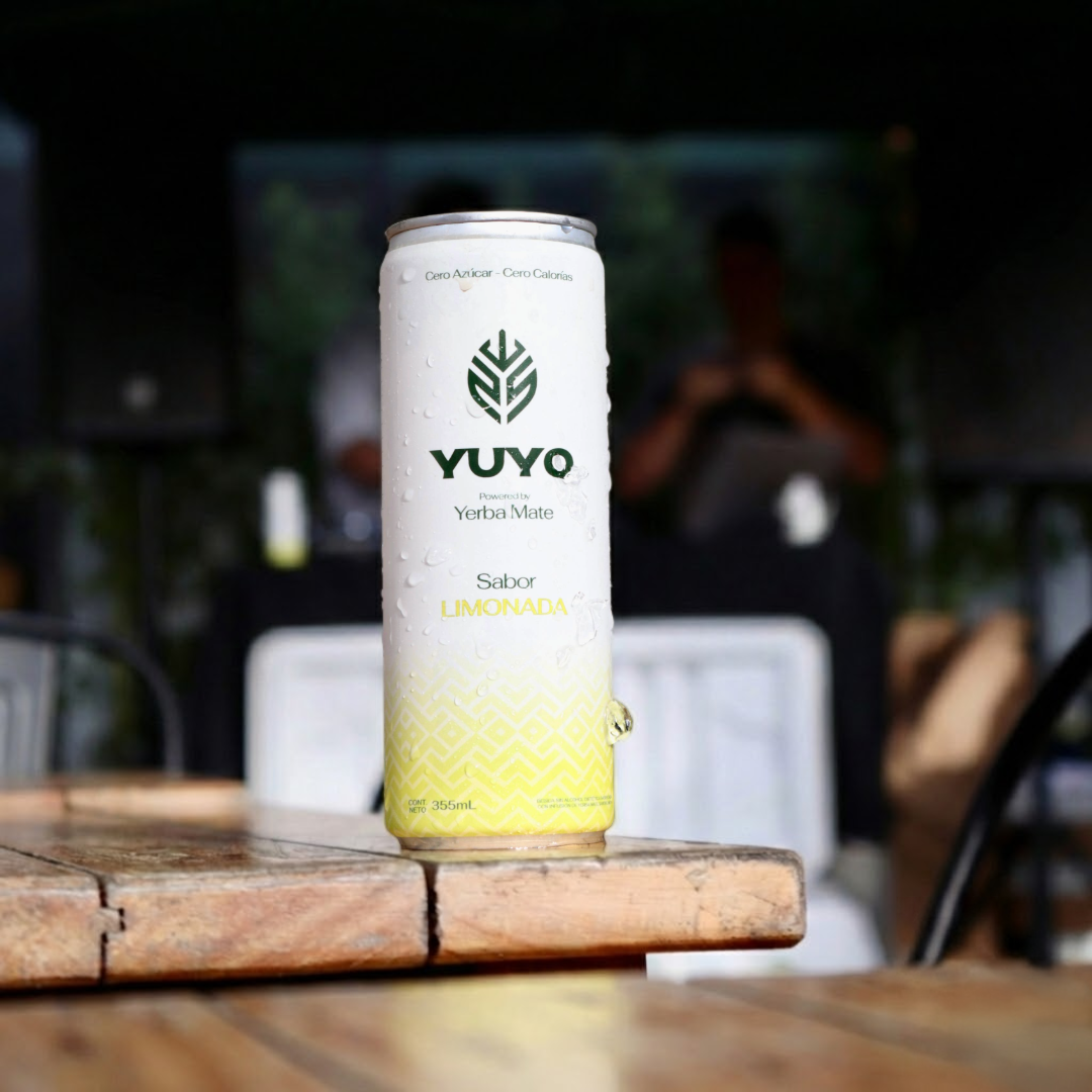 Yuyo fresco energizante natural saludable a base de yerba mate. Para energia natural, refrescante sabor a limonada.